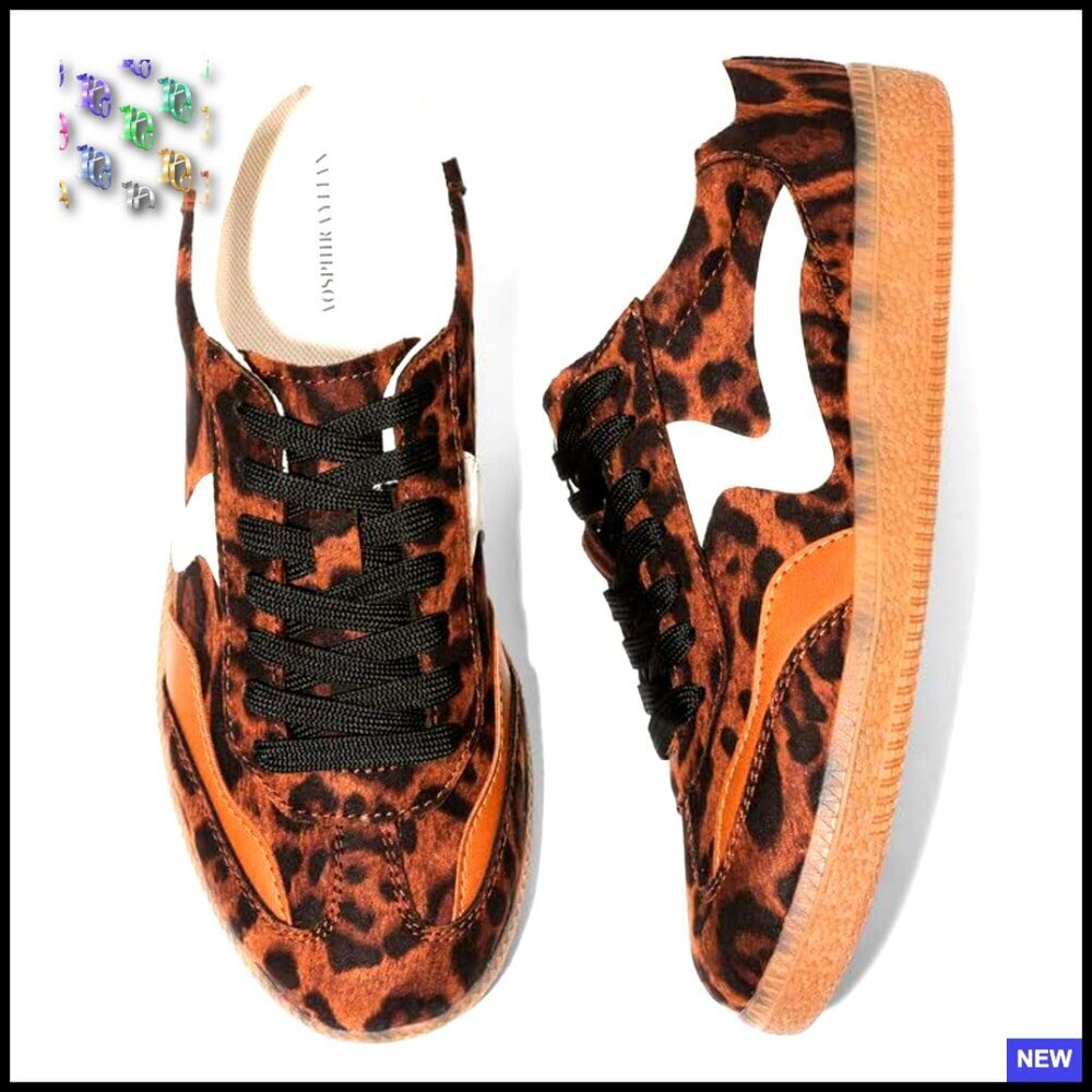 Fashion Sneakers Slip-On Lace-Up Comfortable Casual Trendy Tennis Shoes Women